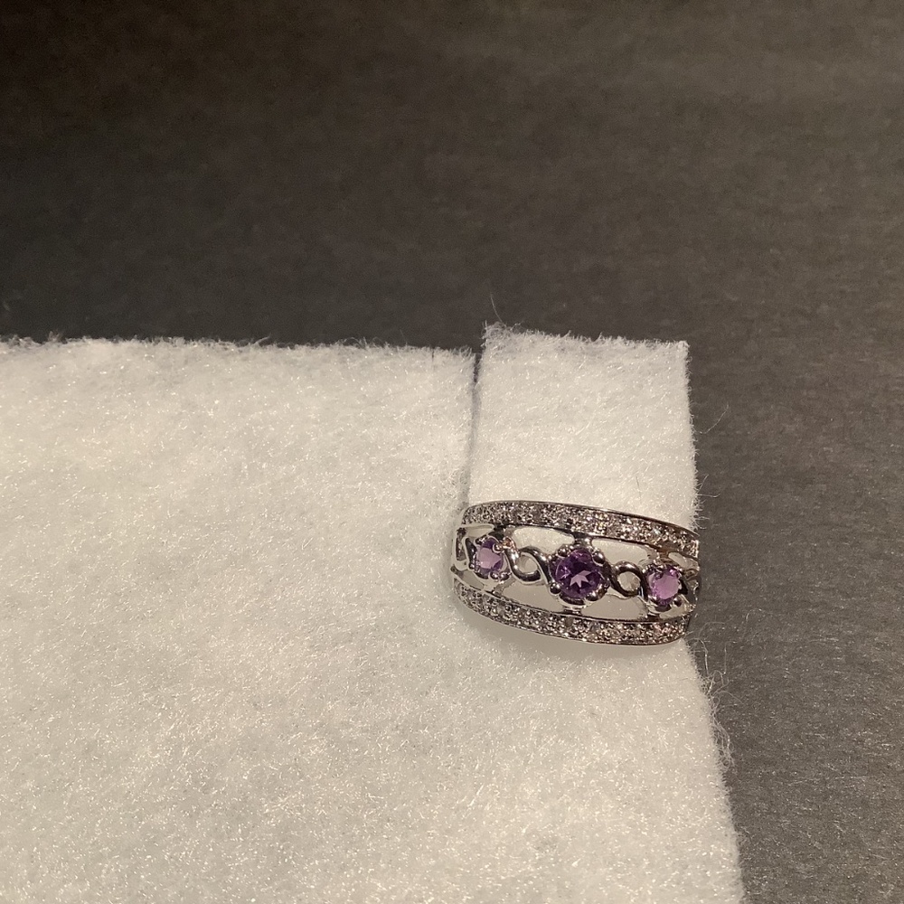 Lia Sophia Amethyst Ring - Picture 2 of 4